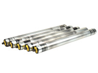 5x Interroll Tragrolle Förderbandrolle RL530mm Ø50mm Transportrolle Verzinkt 5x Interroll Tragrolle Förderbandrolle RL530mm Ø50mm Transportrolle Verzinkt