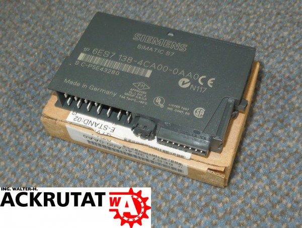 Siemens Simatic S7 Powermodul 6ES7 138-4CA00-0AA0 Modul E2 6ES7138 24V