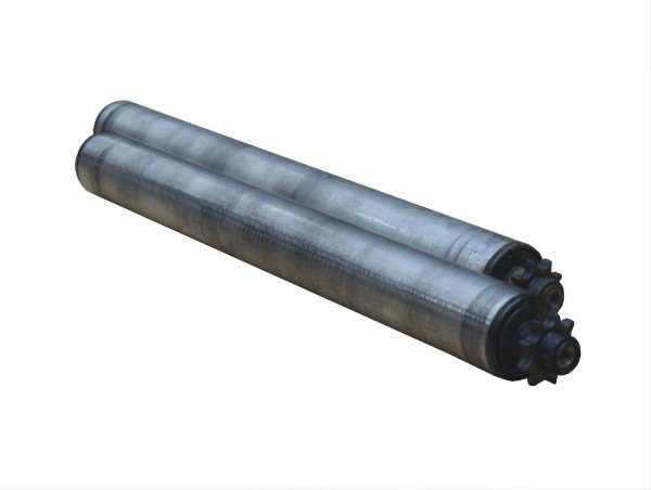 Kettenradrolle Foerderrolle RL 460 mm Ø 50 mm Tragrolle für Rollenbahn