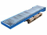 Rollenbahn angetrieben Länge 2.840 mm Förderbreite 590 mm Förderstrecke Rollenbahn angetrieben Länge 2.840 mm Förderbreite 590 mm Förderstrecke