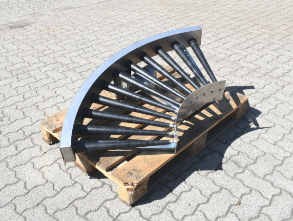 Foerderbreite 530 mm Rollenbahnkurve Kurvenrollenbahn Rollenkurve 