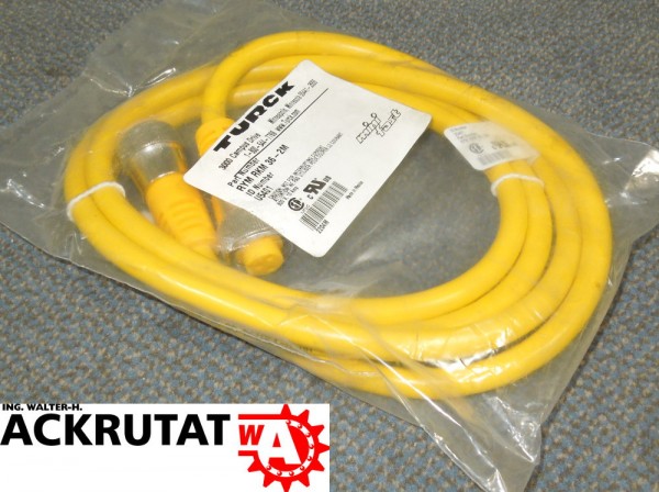 Turck mini RYM RKM 36-4M Kabel Buchse 3 Pol 4m Stecker Datenkabel