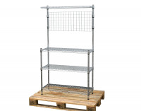 Steckregal Stecksystem verzinkt Grundfeld  Steckregal Stecksystem verzinkt Grundfeld