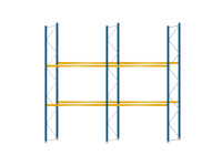 Jungheinrich Typ B Palettenregal Länge 6.000 mm Höhe 4.250 mm 2 Ebenen Lichte Weite 2.850 mm Jungheinrich Typ B Palettenregal Länge 6.000 mm Höhe 4.250 mm 2 Ebenen Lichte Weite 2.850 mm