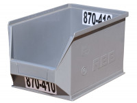 RBB Lagersichtkasten Regalbox Sichtlagerkiste RBB Lagersichtkasten Regalbox Sichtlagerkiste