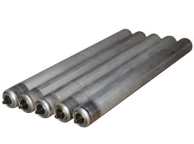 Produktbild von Tragrolle Aus Kunststoff Mit Stahlachse – 50 Mm Durchmesser, Achse 8 Mm, Längen 100–600 Mm – Für Rollenbahnen & Fördertechnik