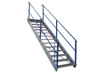 Wangentreppe Stahltreppe Höhe 2.050 mm Stahlwangentreppe Industrietreppe Treppe Wangentreppe Stahltreppe Höhe 2.050 mm Stahlwangentreppe Industrietreppe Treppe