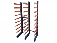 Mecalux Langgutregal Höhe 3.150 mm Breite 1.750 mm Tiefe 1.280 mm Kragarmregal Mecalux Langgutregal Höhe 3.150 mm Breite 1.750 mm Tiefe 1.280 mm Kragarmregal