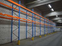 Stow Hochregal Schwerlastregal Höhe 4.300 mm 2 Ebenen Palettenregal Stahlregal Stow Hochregal Schwerlastregal Höhe 4.300 mm 2 Ebenen Palettenregal Stahlregal