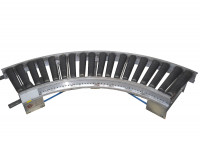 Rollenbahnkurve Kurvenförderer Förderbahn Rollenbahn Rollenbahnkurve Kurvenförderer Förderbahn Rollenbahn