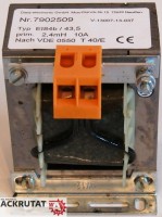 Dietz Netzdrossel Netztransformator E184b 43,5 7902509 Dietz Netzdrossel Netztransformator E184b 43,5 7902509