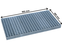 Gitterrost 905x485x60 Industrie-Gitter Stahlgitter Industrie-Rost  Gitterrost 905x485x60 Industrie-Gitter Stahlgitter Industrie-Rost
