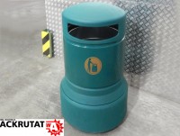 Glasdon Plaza® Abfalleimer grün 100 L Kunststoff-Außenmülleimer Stahlinneneimer Glasdon Plaza® Abfalleimer grün 100 L Kunststoff-Außenmülleimer Stahlinneneimer