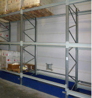 Galler Palettenregal Stahl verzinkte Rahmen Traversen lackiert  Galler Palettenregal Stahl verzinkte Rahmen Traversen lackiert