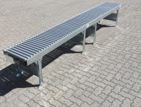 Soco System Rollenbahn Länge 3965 mm Rollenförderer Förderstrecke Förderbahn Soco System Rollenbahn Länge 3965 mm Rollenförderer Förderstrecke Förderbahn