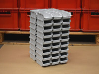 54 Stück Arburg Lagerbehälter Kleinteilekiste Schraubenkasten Lagerkiste Lagerkästchen 54 Stück Arburg Lagerbehälter Kleinteilekiste Schraubenkasten Lagerkiste Lagerkästchen