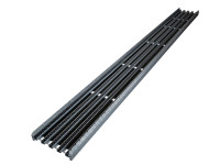 Röllchenleisten Kunsttsoff schwarz Röllchenbahn Profil Aluminium Förderbahn Röllchenleisten Kunsttsoff schwarz Röllchenbahn Profil Aluminium Förderbahn