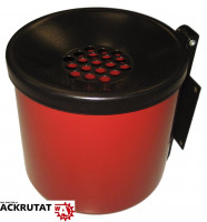 Hailo Aschenbecher 0916-002 ProfiLine easy 1,2 Wandascher Wandaschenbecher Rot   Hailo Aschenbecher 0916-002 ProfiLine easy 1,2 Wandascher Wandaschenbecher Rot