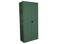 Materialschrank Flügeltürenschrank grün 950x400x2000 mm abschließbar 4 Fachböden Materialschrank Flügeltürenschrank grün 950x400x2000 mm abschließbar 4 Fachböden