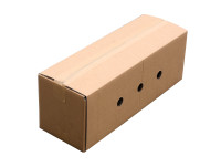 Versandkartonage 190x560x195 mm Wellpappverpackung braun zweiwellig Versandkartonage 190x560x195 mm Wellpappverpackung braun zweiwellig