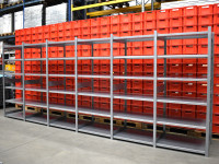 Bito Fachbodenregal Länge 5470 mm Tiefe 640 mm Kellerregal Lagerregal Stahlregal Bito Fachbodenregal Länge 5470 mm Tiefe 640 mm Kellerregal Lagerregal Stahlregal