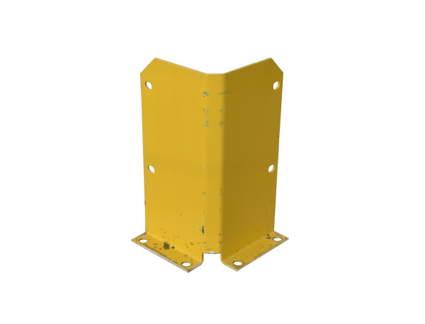 Rammschutzecke Profilschutz gelb lackiert H 400 mm Stahl inkl. 4x Bodenanker