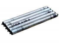 5er Set Rollex Tragrollen Stahl verzinkt Rollenlänge 635 mm  5er Set Rollex Tragrollen Stahl verzinkt Rollenlänge 635 mm