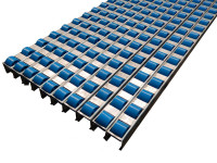 10x Dexion Selecta Flo Röllchenleisten 1820 mm Röllchen Förderstrecke 18,2m in Stahlprofil Schiene 10x Dexion Selecta Flo Röllchenleisten 1820 mm Röllchen Förderstrecke 18,2m in Stahlprofil Schiene