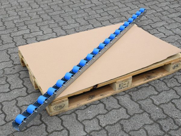 Torwegge Colli-Rollschiene NR40 Roellchenleiste Rollenbahn Rollenleiste 100x2000 mm