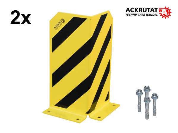 Anfahrschutz Rammschutzecke L-Form H 400 mm 90° Palettenregal Eckschutz