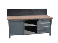 Werkbank Arbeitstisch 2.000x765x1.185 mm Werktisch 40 mm Arbeitsplatte Werkbank Arbeitstisch 2.000x765x1.185 mm Werktisch 40 mm Arbeitsplatte