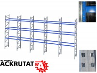 Schäfer Palettenregal PR600 Höhe 4.500 mm Länge 13.950 mm 60 Palettenstellplätze Schäfer Palettenregal PR600 Höhe 4.500 mm Länge 13.950 mm 60 Palettenstellplätze