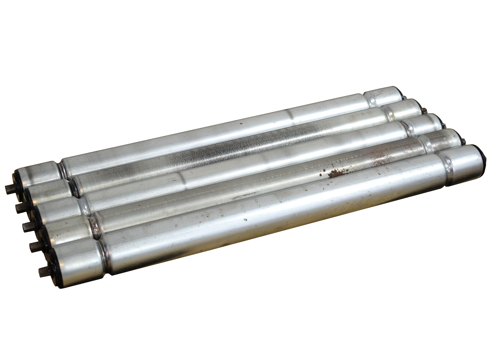 Tragrollen Tragrolle Stahl Verzinkt  mit Federachse Rollenbahnen  Ø 20 mm 