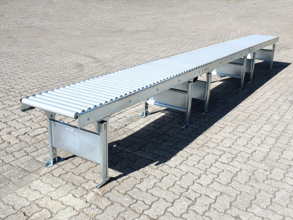 Rollenbahn Soco System Förderbahn Förderstrecke Länge 3965 mm Rollenbahn Förderstrecke