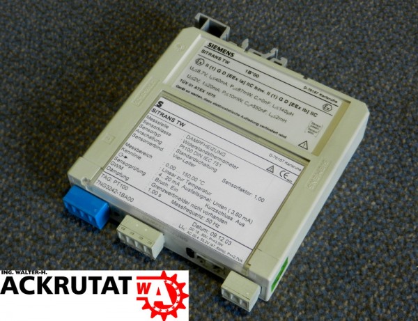 Siemens Sitrans TW 7NG32421BA00 Temperaturmessumformer 7NG3242-1BA00