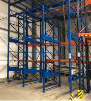 Gemac Kabeltrommelregal Palettenregal blau lackiert Schwerlastregal  Gemac Kabeltrommelregal Palettenregal blau lackiert Schwerlastregal