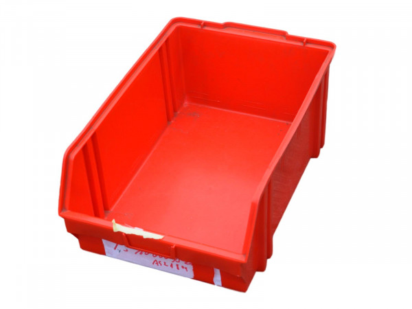 Sichtlagerkisten rot Kunststoffkisten Lagerboxen 