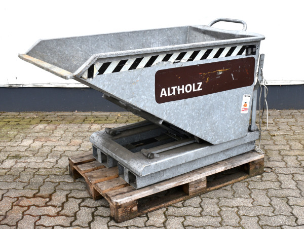 Bauer Kippcontainer NK 50 Kippbehälter 500l Kippmulde Stapler-Kippbehälter