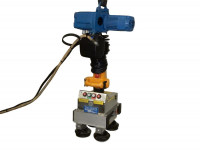 Demag DKM 1-125 KV1F 4 Kettenzug Manulift DSM5 Dematek VRM-SI Vakuumhebegerät   Demag DKM 1-125 KV1F 4 Kettenzug Manulift DSM5 Dematek VRM-SI Vakuumhebegerät