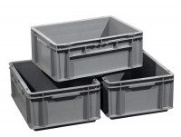 3er Set SSI Schäfer Eurobox EF 4170 300x400x170 mm  3er Set SSI Schäfer Eurobox EF 4170 300x400x170 mm