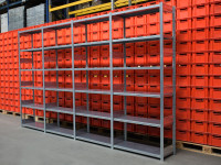 Bito Fachregal Stahlregal Laenge 4085 mm Kellerregal Fachbodenregal Lagerregal Bito Fachregal Stahlregal Laenge 4085 mm Kellerregal Fachbodenregal Lagerregal