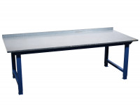 Packtisch Versandtisch 2000x800x725 mm verzinkte Arbeitsfläche Packtisch Versandtisch 2000x800x725 mm verzinkte Arbeitsfläche