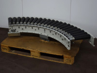 Rollenbahnkurve 90° Bahnbreite 360 mm Förderkurve Rollenbahnförderer Transportrollenbahn Rollenbahnkurve 90° Bahnbreite 360 mm Förderkurve Rollenbahnförderer Transportrollenbahn