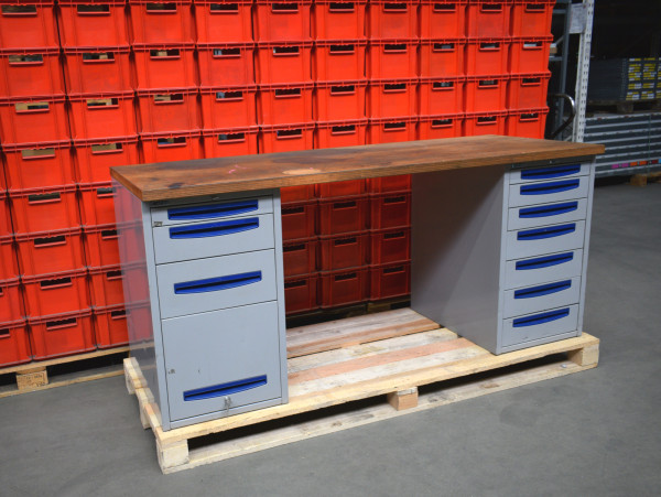 Werkbank Arbeitstisch Montagewerkbank 2030x760x920 mm Werktisch Packtisch