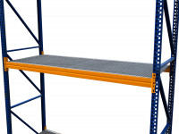 Gitterrostauflage Palettenregal für Tiefe 1.050 mm Regalauflage Stahl verzinkt Gitterrostauflage Palettenregal für Tiefe 1.050 mm Regalauflage Stahl verzinkt