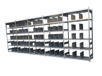 Bito Fachbodenregal Länge 6.590 mm Stahlregal Lagerregal Stahl verzinkt  Bito Fachbodenregal Länge 6.590 mm Stahlregal Lagerregal Stahl verzinkt