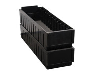 SSI Schäfer RK 621 schwarz Lagerkiste Stapelbehälter  SSI Schäfer RK 621 schwarz Lagerkiste Stapelbehälter