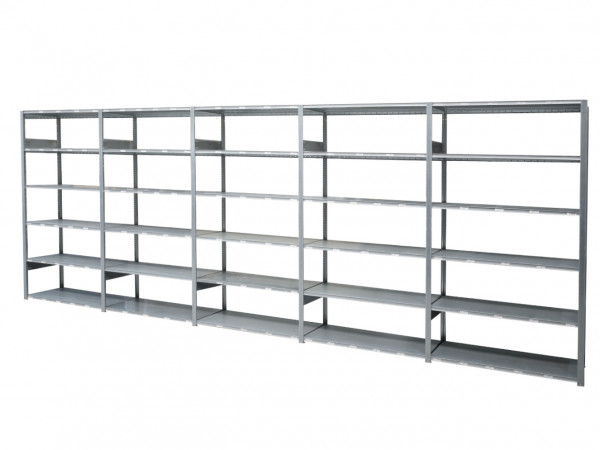 Dexion HI 280 Fachbodenregal Höhe 2300 mm Tiefe 600 mm Länge 6500 mm