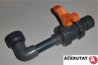 FIP BATCH G/34695 Kugelhahn 1/2" mit Winkel 90° DN 15 PVC FIP BATCH G/34695 Kugelhahn 1/2" mit Winkel 90° DN 15 PVC