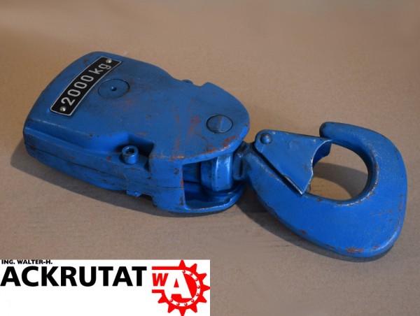 Produktbild von Demag Last Hakenflasche PK – 250 Kg, 2-strang – Gebraucht, Aber Top Gepflegt – ID 56037044